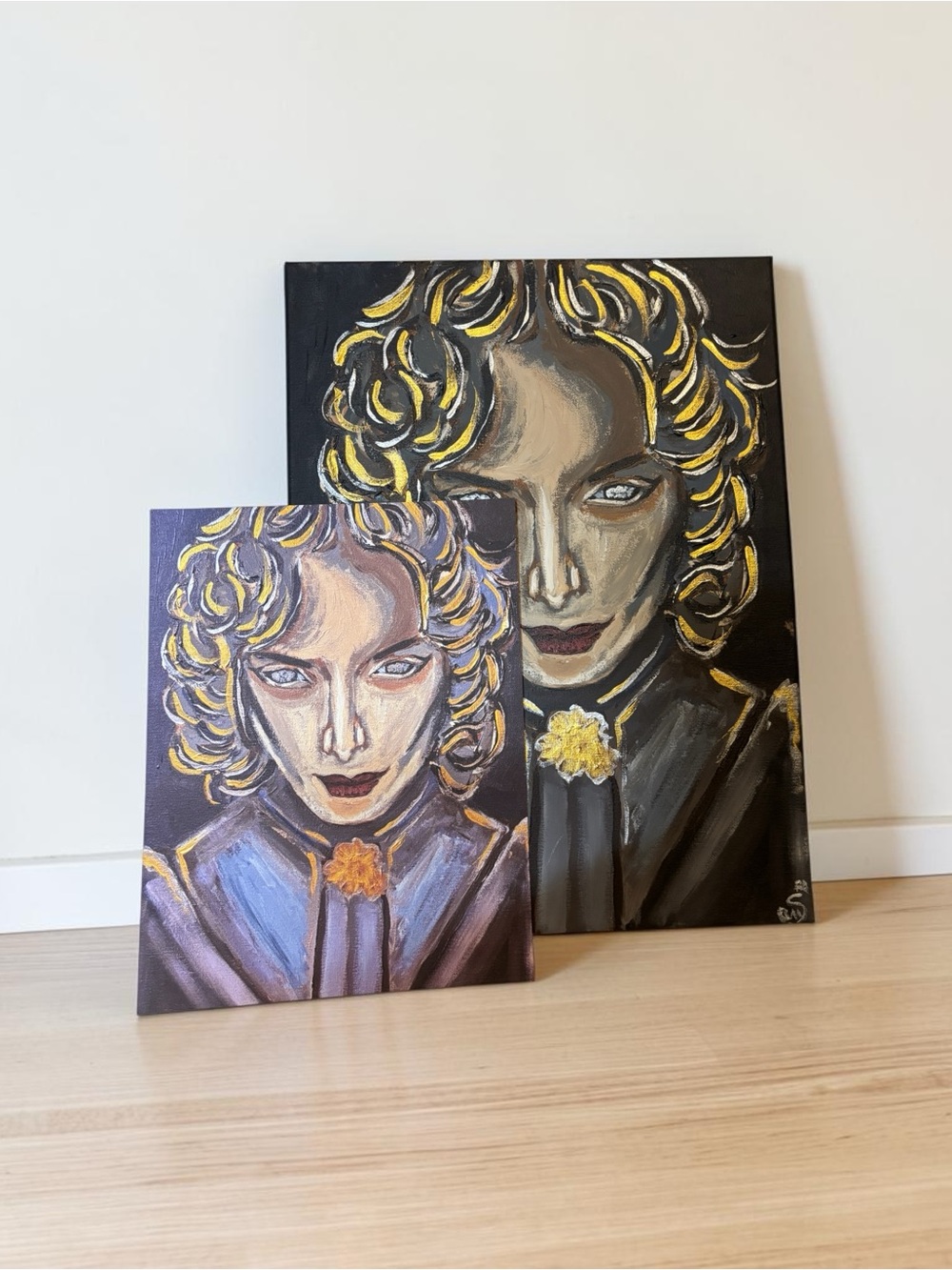 Intuition Within – Emotional Portrait Art Print by Briefcase Artist 8X10